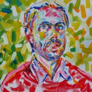 1989, Acryl auf Leinwand (45 x 75) Selbstentdeckung 5 (1989)