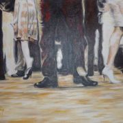2014, Acryl auf Leinwand, 120x100 Betriebsfest (2014)