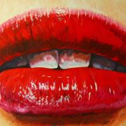 2006, Acryl auf Leinwand (100 x 70) Herzklopfen (2006)