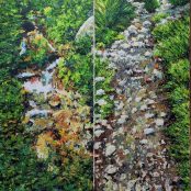 Acryl auf Leinwand gespachtelt
(140cm x 200cm) "Brotherhood", (2025)